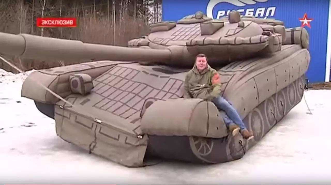 柳南充气军事坦克